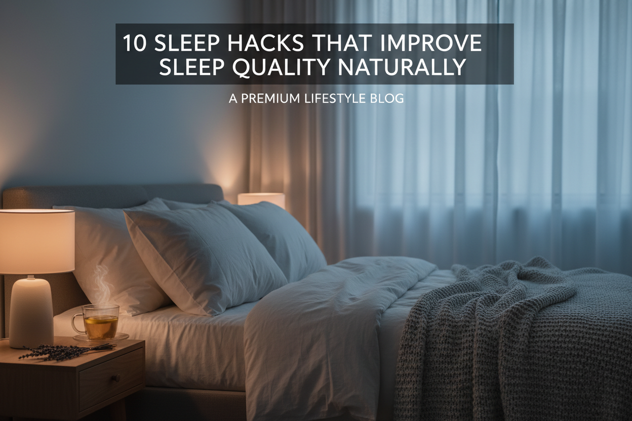 😴 10 Sleep Hacks That Improve Sleep Quality Naturally