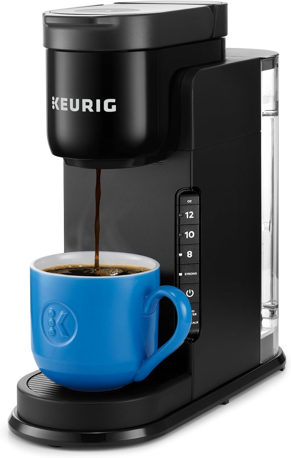 K-Express Single Serve Coffee Maker – Strong Brew Option, 42Oz Reservoir, Sleek Design for Holiday Hosting & Gifting, Black