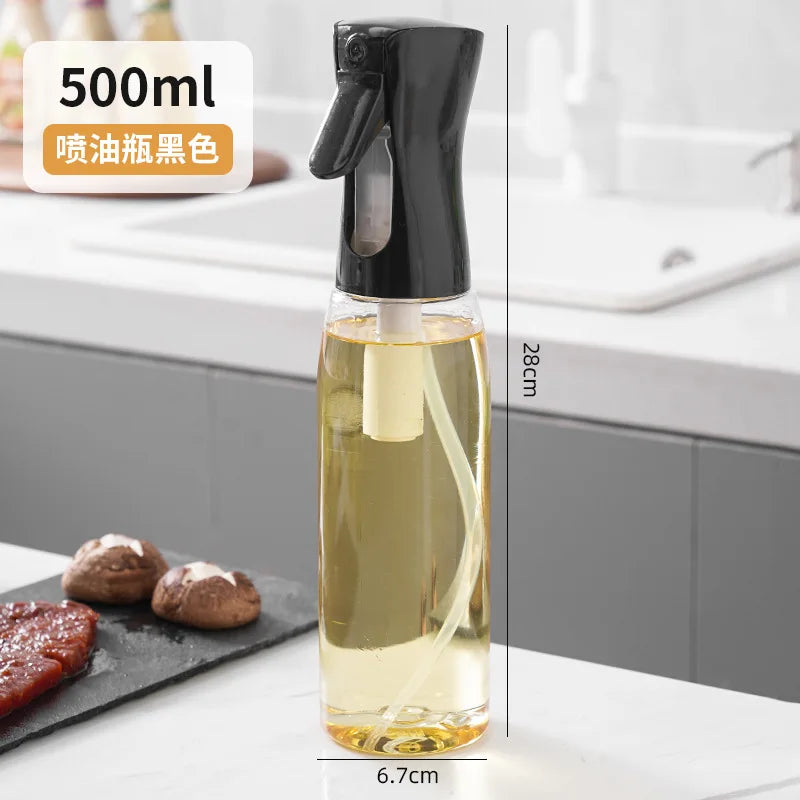 16Oz Oil Dispenser Bottle for Kitchen, 2 in 1 Olive Oil Dispenser and Oil Sprayer, 500Ml Olive Oil Spray Bottle Forjar Cooking