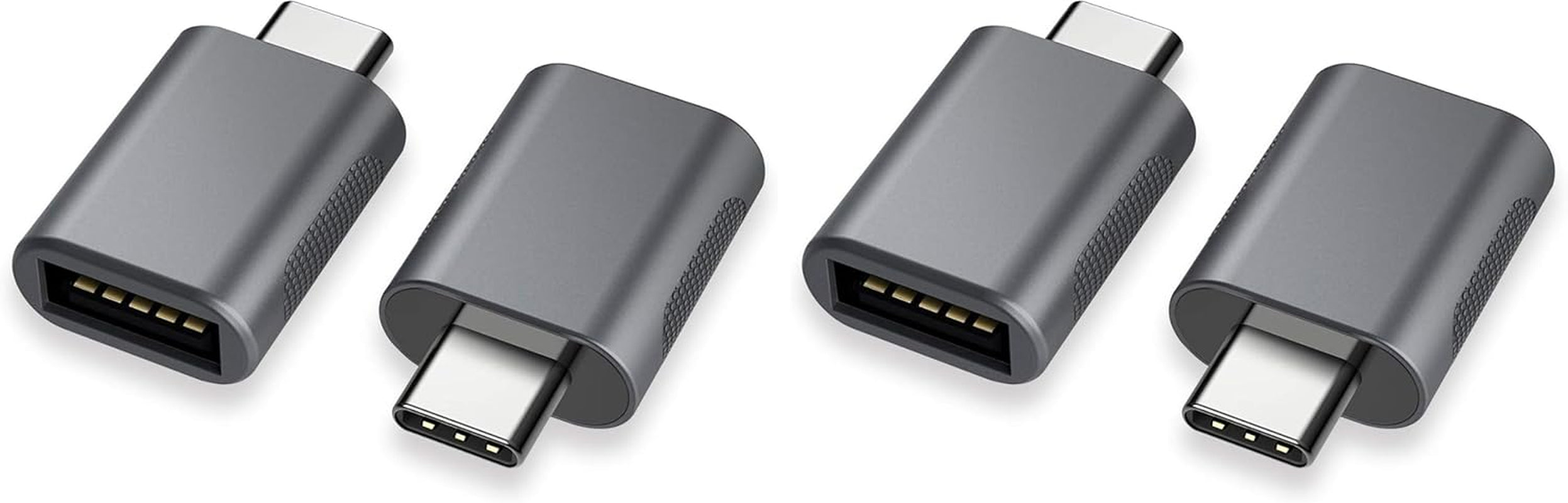 USB-C to USB 3.0 Adapter (2-Pack), Thunderbolt 4/3 to USB Female OTG for Macbook 2025, Ipad 2025, Samsung, More Type-C Devices