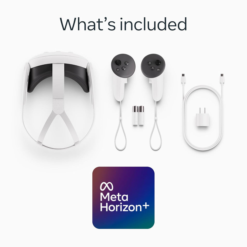 Quest 3S 128GB | VR Headset — Thirty-Three Percent More Memory — 2X Graphical Processing Power — Virtual Reality without Wires — Access to 40+ Games with a 3-Month Trial of  Horizon+ Included
