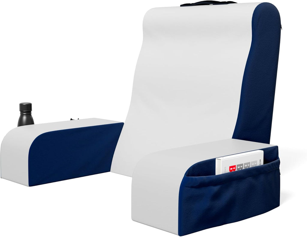 Bed Wedge Pillow for Sleep Apnea, FSA Eligible Acid Reflux, and Back Pain Relief, with Chic Jacquard Cover - Headboard Wedges for Sleeping (Standard Width 7.5" Height)