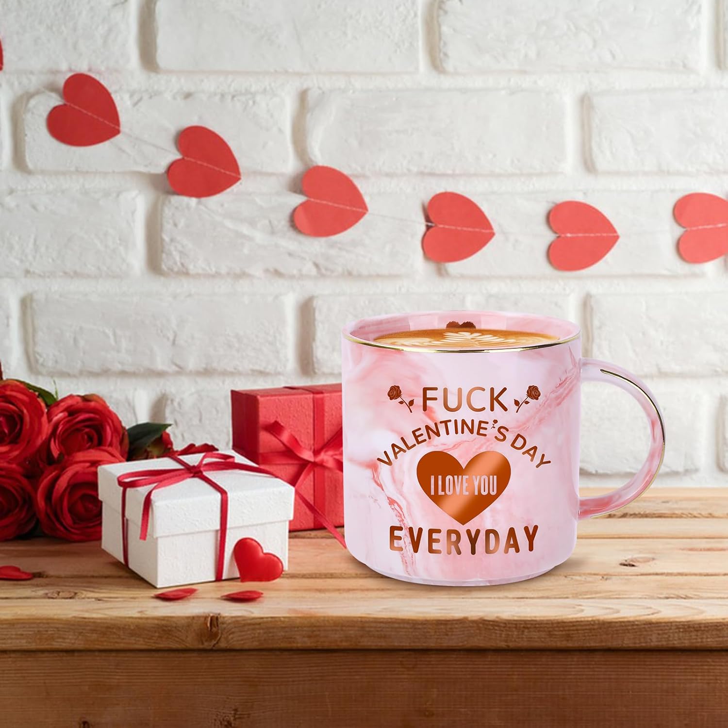 Valentines Day Gifts for Her: 12 OZ Funny Coffee Mug - Galentines Day Gifts for Women Girlfriend Wife from Him Husband Boyfriend - Valentines Anniversary Birthday Novelty Presents for Women