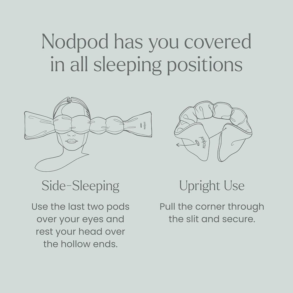 Gentle Pressure Sleep Mask | Patented Light Blocking Design for Sleeping, Traveling & Relaxation - Sage