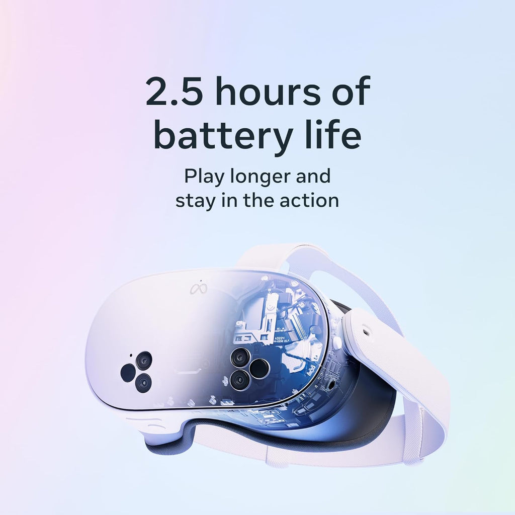 Quest 3S 128GB | VR Headset — Thirty-Three Percent More Memory — 2X Graphical Processing Power — Virtual Reality without Wires — Access to 40+ Games with a 3-Month Trial of  Horizon+ Included