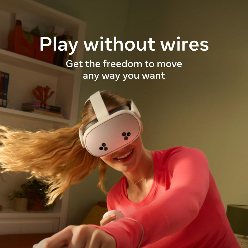 Quest 3S 128GB | VR Headset — Thirty-Three Percent More Memory — 2X Graphical Processing Power — Virtual Reality without Wires — Access to 40+ Games with a 3-Month Trial of  Horizon+ Included
