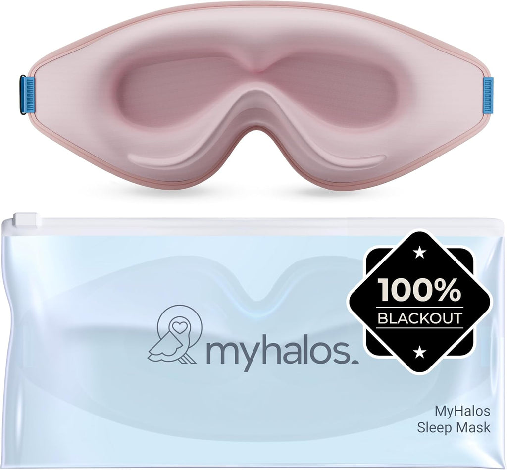 ® Sleep Mask – 3D Blackout Eye Mask for Women & Men, Side Sleepers, Zero Pressure Memory Foam Eyelash Friendly, Breathable,Award-Winning Sleep Aid for Travel (Black, 1 Count (Pack of 1)