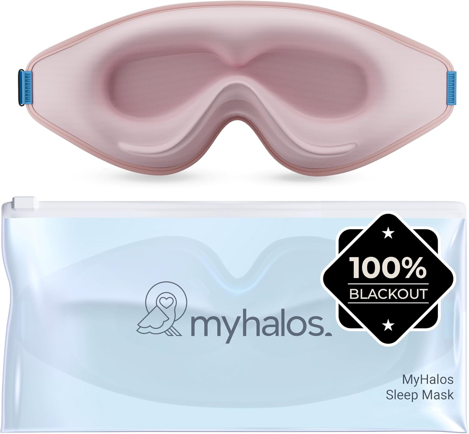 ® Sleep Mask – 3D Blackout Eye Mask for Women & Men, Side Sleepers, Zero Pressure Memory Foam Eyelash Friendly, Breathable,Award-Winning Sleep Aid for Travel (Black, 1 Count (Pack of 1)