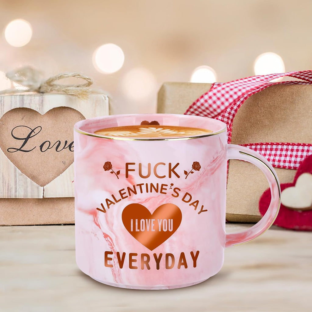 Valentines Day Gifts for Her: 12 OZ Funny Coffee Mug - Galentines Day Gifts for Women Girlfriend Wife from Him Husband Boyfriend - Valentines Anniversary Birthday Novelty Presents for Women