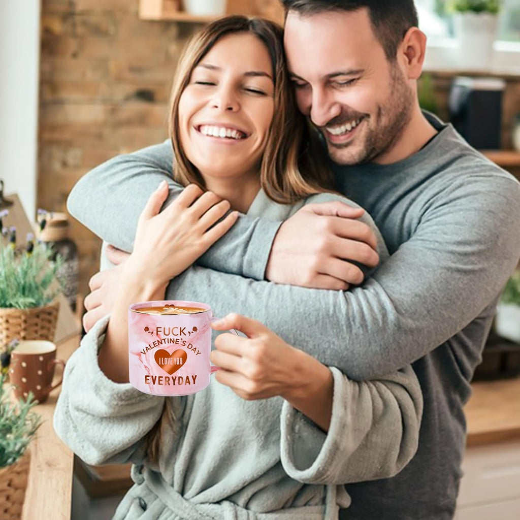 Valentines Day Gifts for Her: 12 OZ Funny Coffee Mug - Galentines Day Gifts for Women Girlfriend Wife from Him Husband Boyfriend - Valentines Anniversary Birthday Novelty Presents for Women