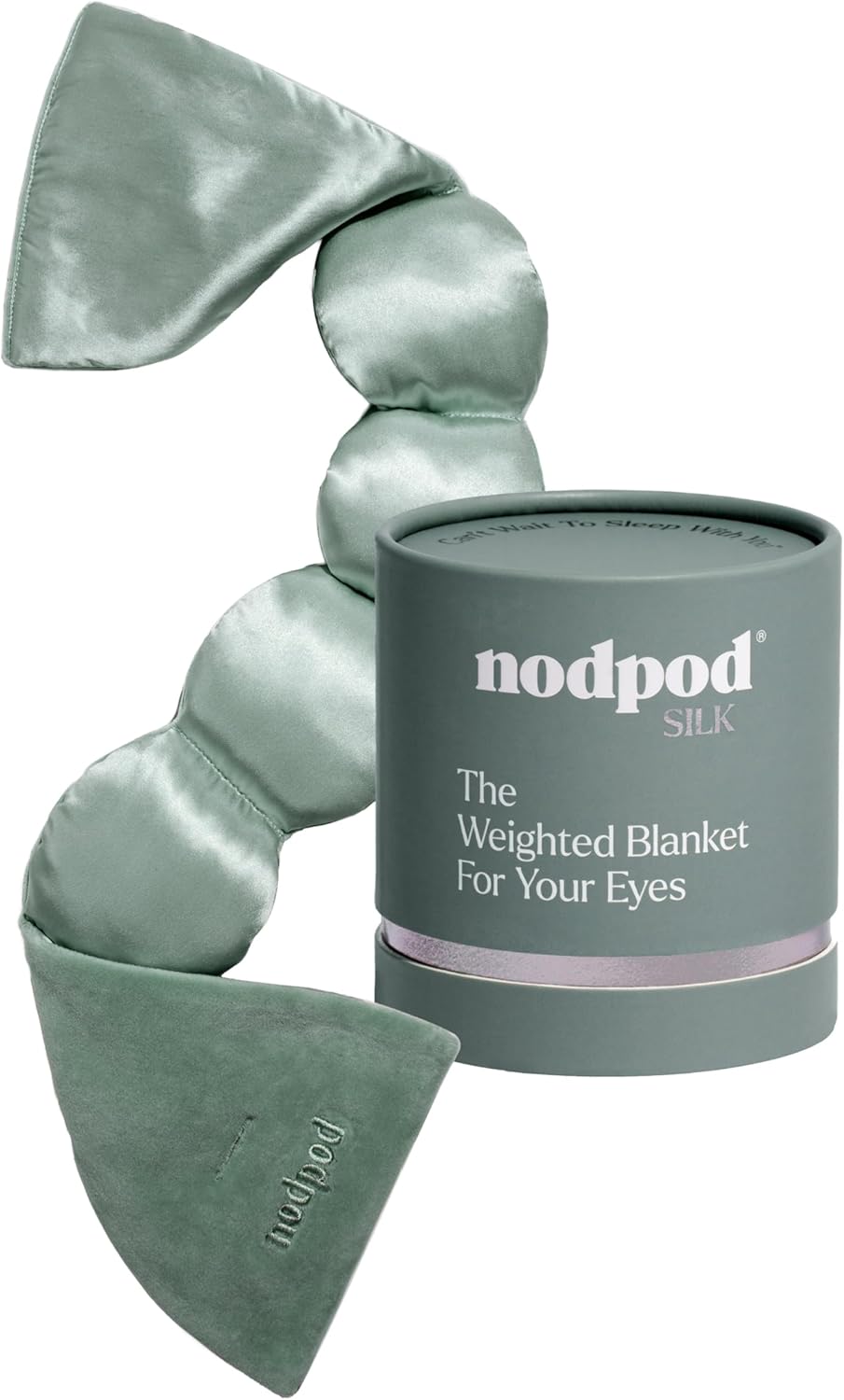 Gentle Pressure Sleep Mask | Patented Light Blocking Design for Sleeping, Traveling & Relaxation - Sage