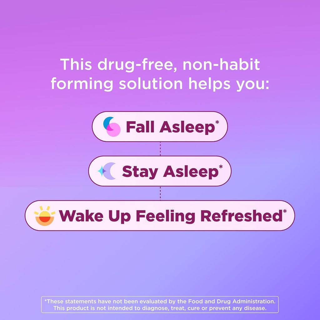Restful Sleep Gummy Supplement with Melatonin & L-Theanine Chamomile, Blackberry Zen, 50 Gummies (25 Day Supply) Supports a Healthy Sleep Cycle* (Packaging May Vary)
