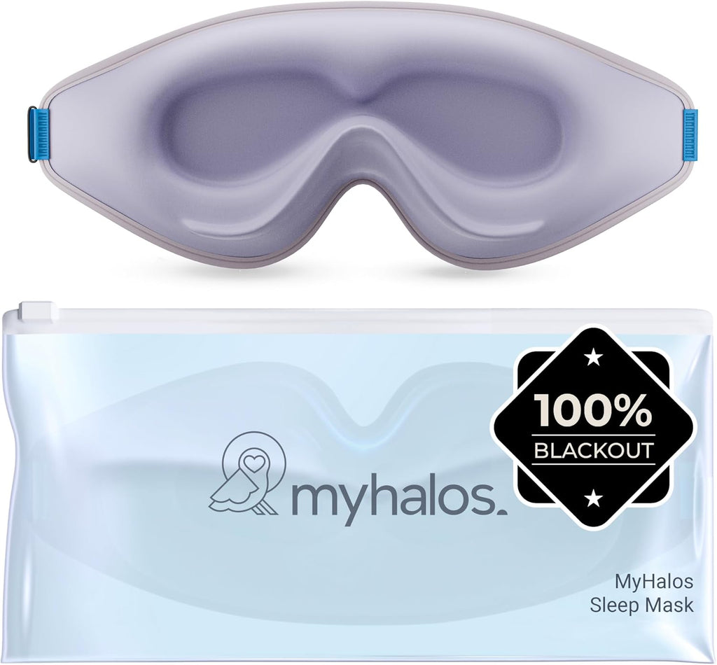 ® Sleep Mask – 3D Blackout Eye Mask for Women & Men, Side Sleepers, Zero Pressure Memory Foam Eyelash Friendly, Breathable,Award-Winning Sleep Aid for Travel (Black, 1 Count (Pack of 1)