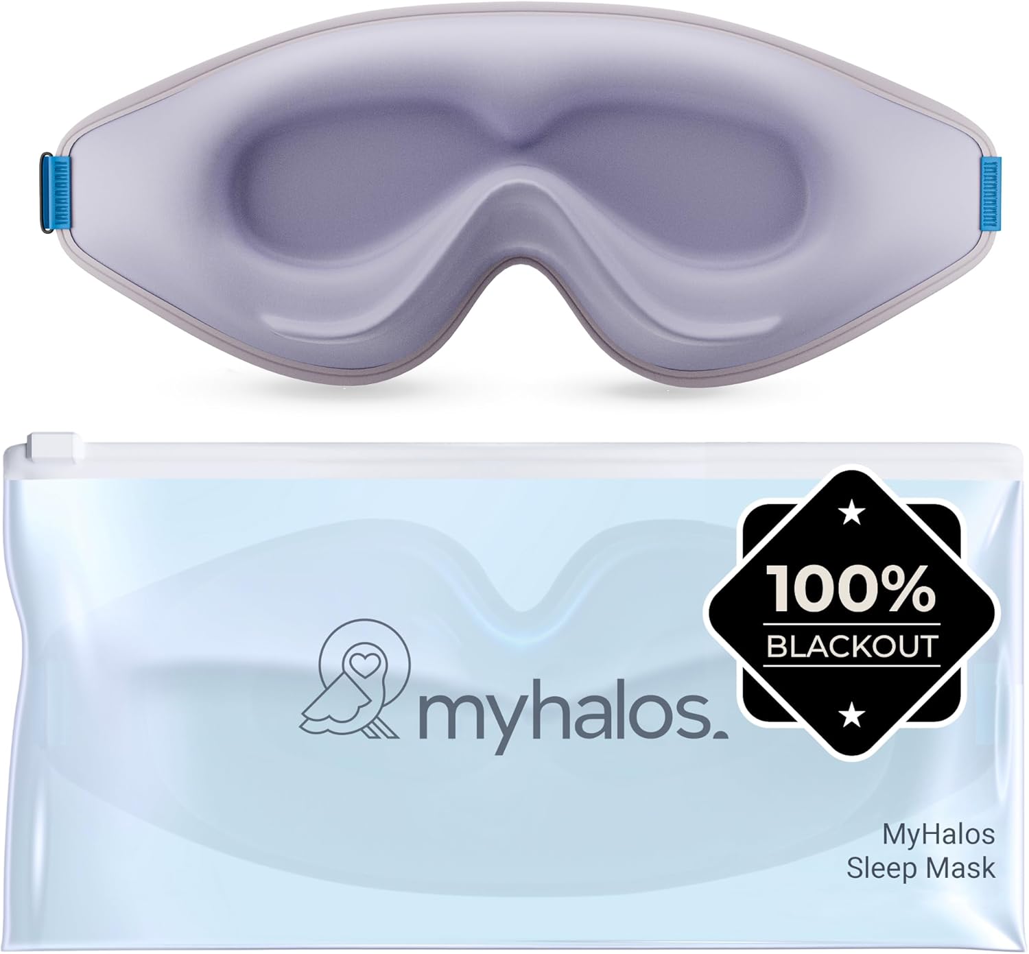 ® Sleep Mask – 3D Blackout Eye Mask for Women & Men, Side Sleepers, Zero Pressure Memory Foam Eyelash Friendly, Breathable,Award-Winning Sleep Aid for Travel (Black, 1 Count (Pack of 1)