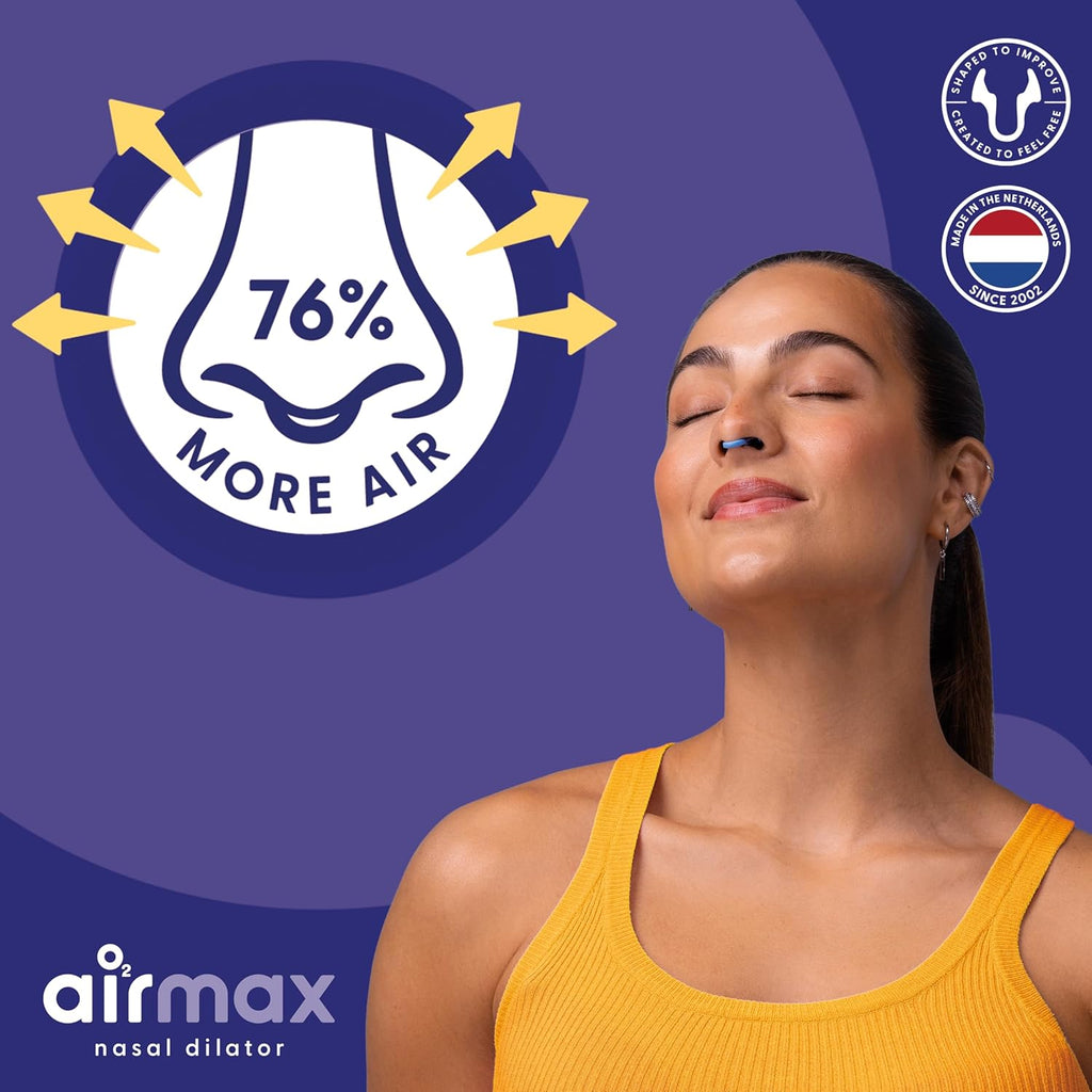 Nasal Dilators Trial Pack - anti Snoring Devices - 76% More Airflow for Better Breathing & against Nasal Congestion - Guaranteed Fit (1X Small & 1X Medium) - Reusable