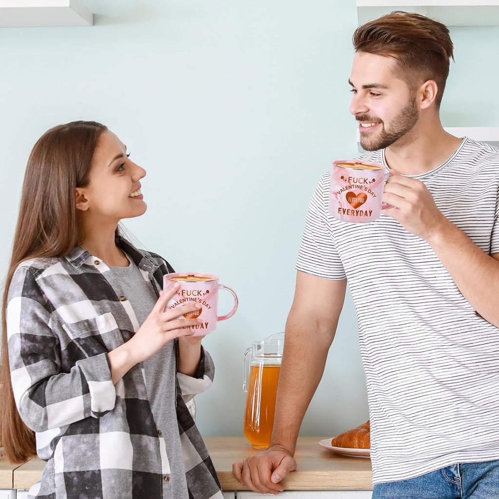 Valentines Day Gifts for Her: 12 OZ Funny Coffee Mug - Galentines Day Gifts for Women Girlfriend Wife from Him Husband Boyfriend - Valentines Anniversary Birthday Novelty Presents for Women
