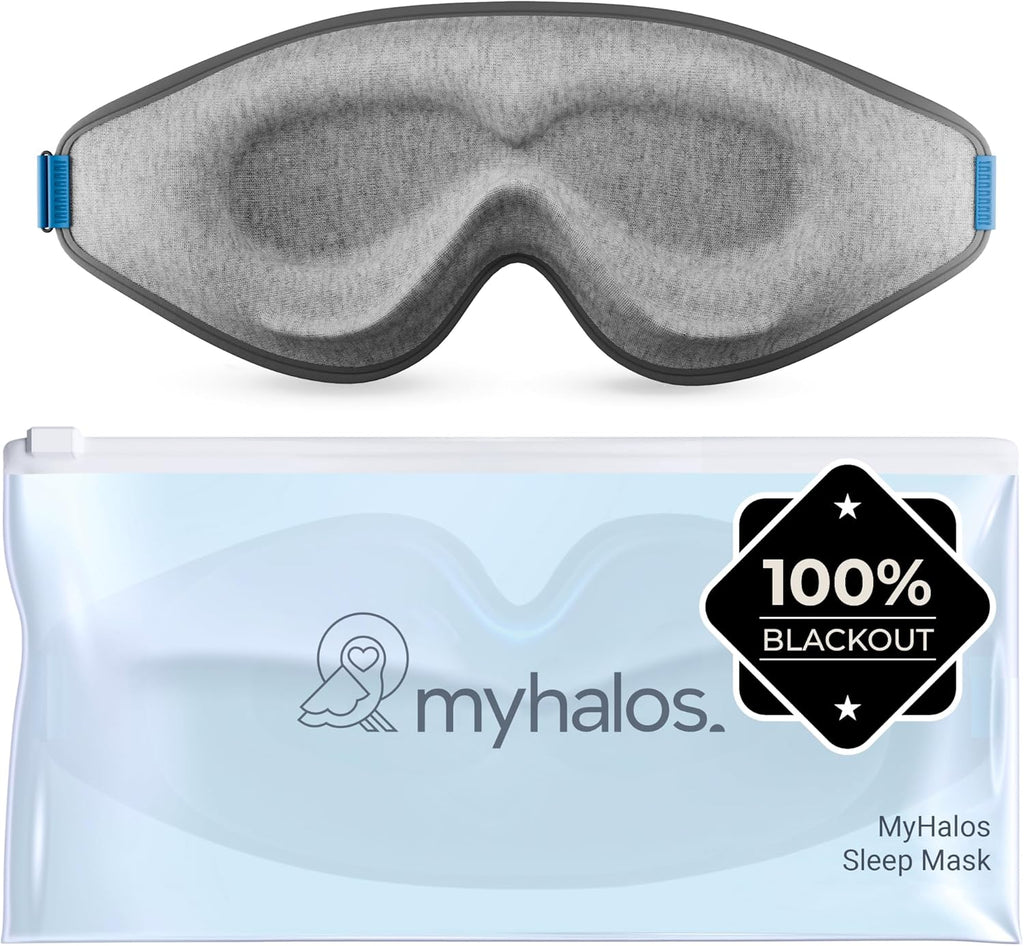 ® Sleep Mask – 3D Blackout Eye Mask for Women & Men, Side Sleepers, Zero Pressure Memory Foam Eyelash Friendly, Breathable,Award-Winning Sleep Aid for Travel (Black, 1 Count (Pack of 1)