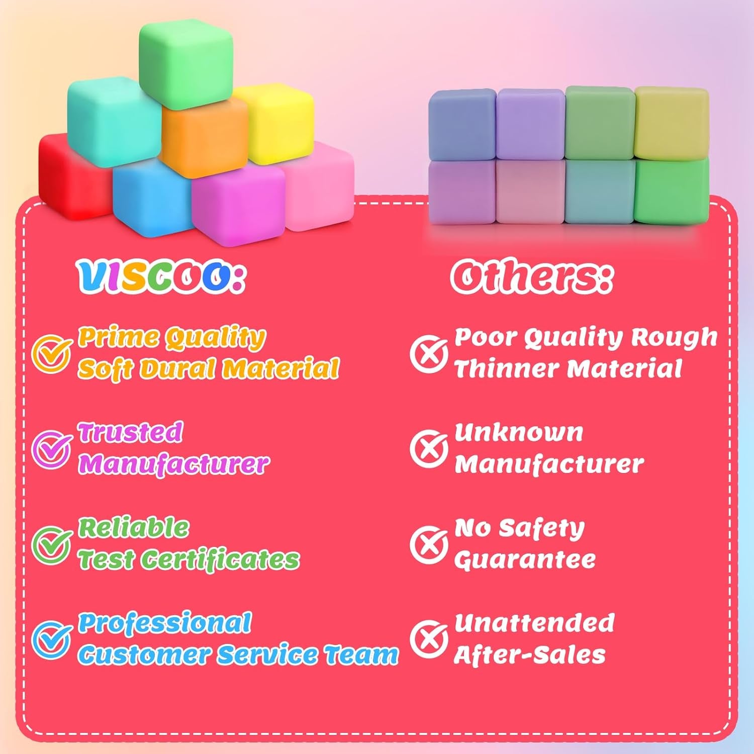 12 Pack Slow Rising Stress Cube, Dough Stress Balls Squishy Fidget Toys for Anxiety Relief, Soft Fidget Cube, Pull Stretch Squishy Toys for Classroom Prize, Party Favors for Kids Adults