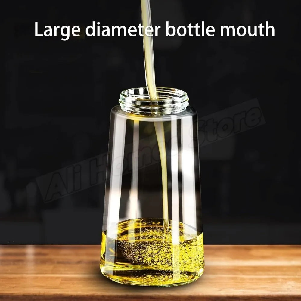 16Oz Oil Dispenser Bottle for Kitchen, 2 in 1 Olive Oil Dispenser and Oil Sprayer, 500Ml Olive Oil Spray Bottle Forjar Cooking