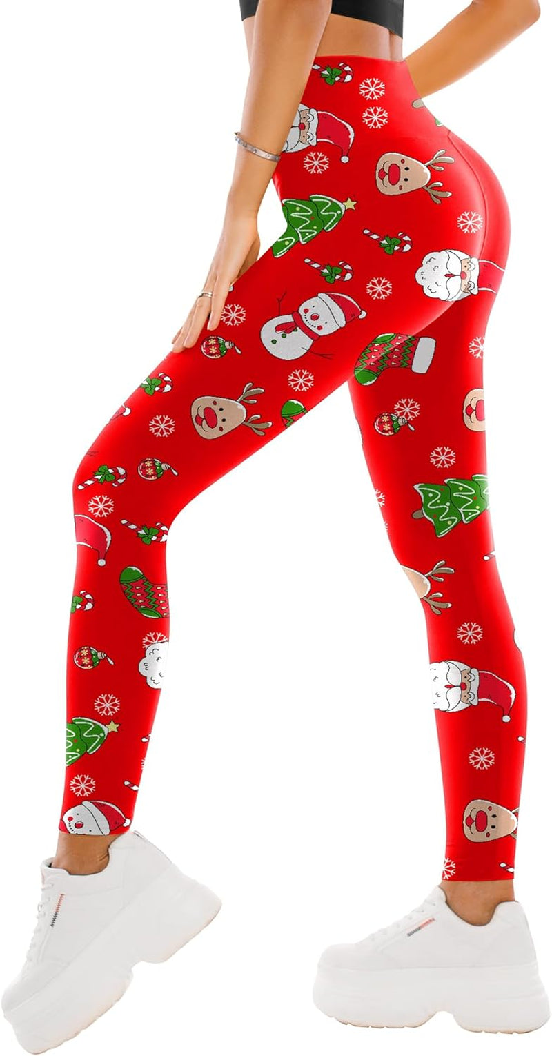 High Waisted Leggings for Women - Full Length Capri Buttery Soft Yoga Pants for Workout Athletic