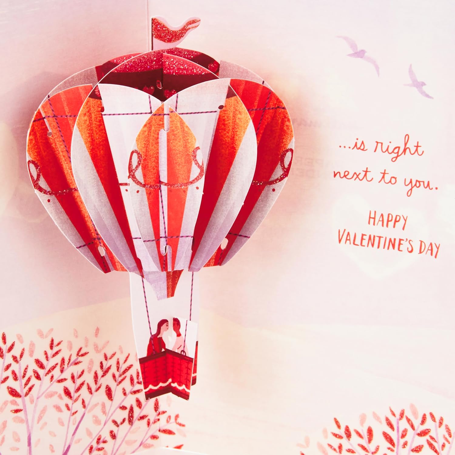 Paper Wonder Valentines Day Pop up Card for Significant Other (Hot Air Balloon Valentine)