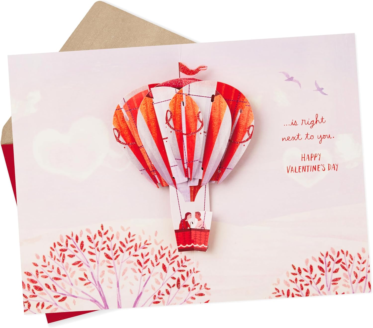 Paper Wonder Valentines Day Pop up Card for Significant Other (Hot Air Balloon Valentine)