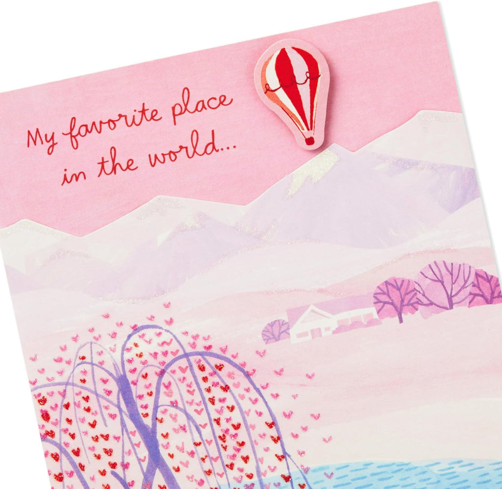 Paper Wonder Valentines Day Pop up Card for Significant Other (Hot Air Balloon Valentine)