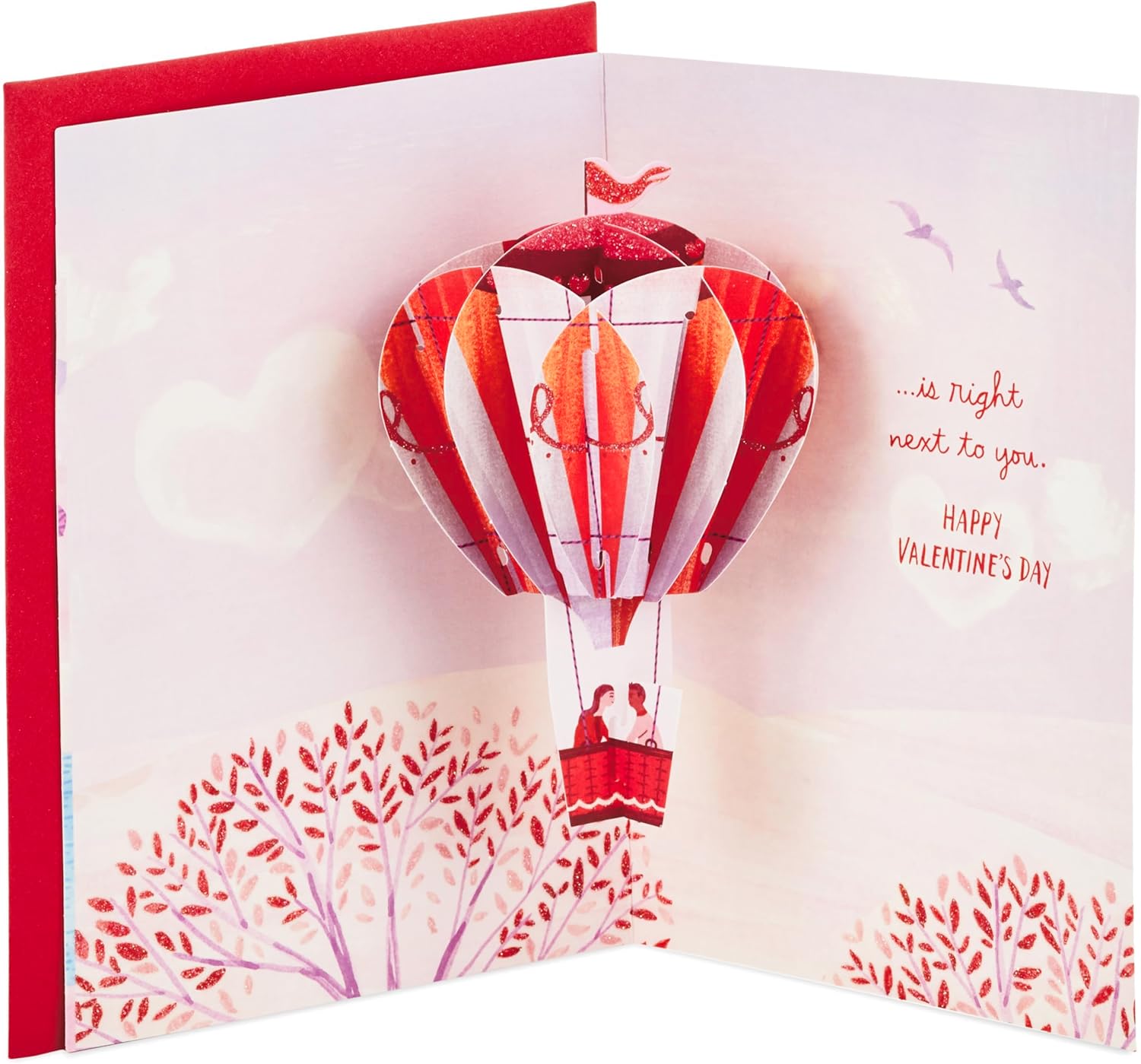 Paper Wonder Valentines Day Pop up Card for Significant Other (Hot Air Balloon Valentine)