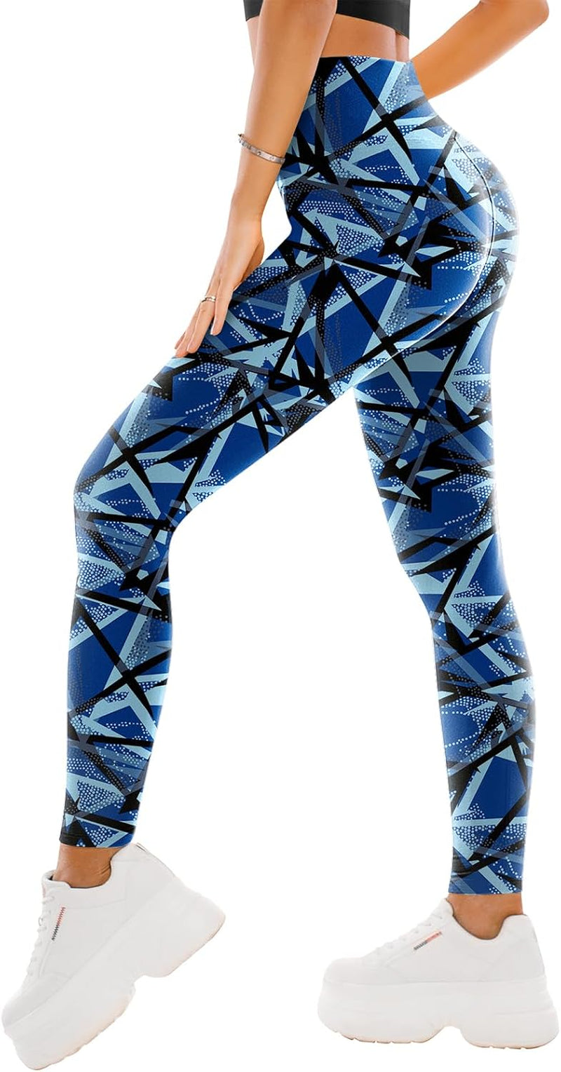 High Waisted Leggings for Women - Full Length Capri Buttery Soft Yoga Pants for Workout Athletic