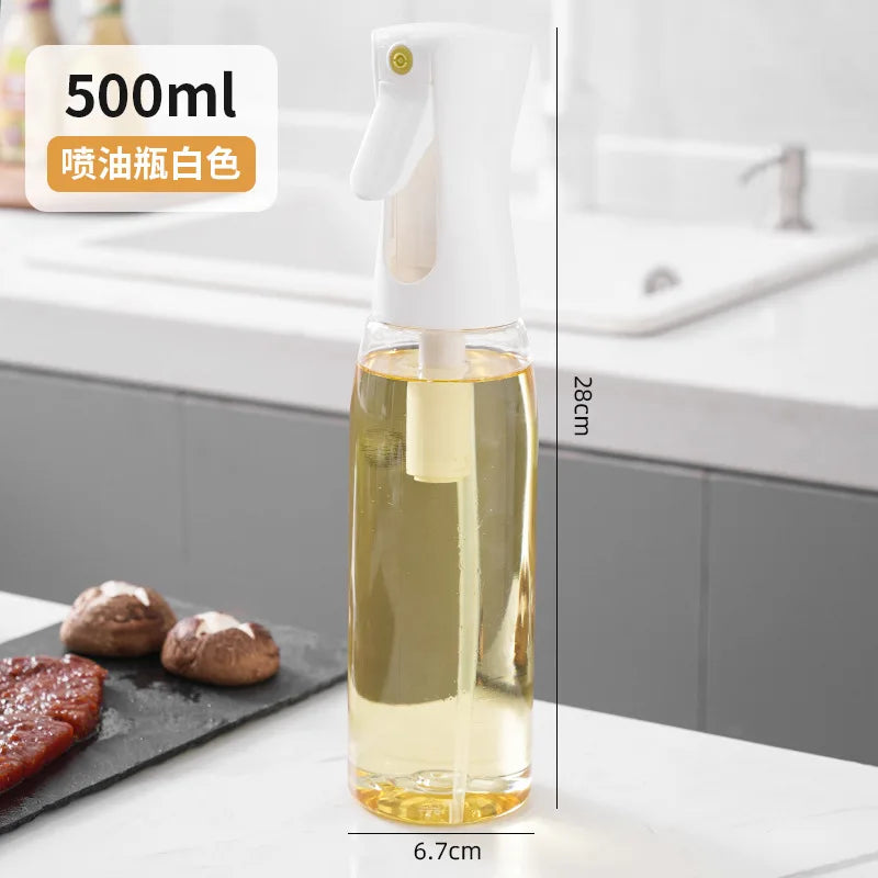 16Oz Oil Dispenser Bottle for Kitchen, 2 in 1 Olive Oil Dispenser and Oil Sprayer, 500Ml Olive Oil Spray Bottle Forjar Cooking